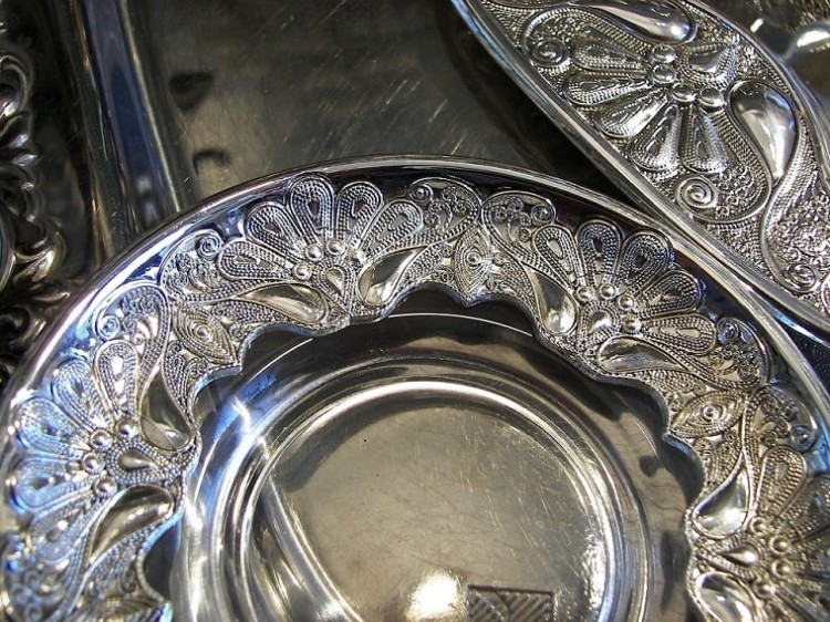 spodek okuty platerem