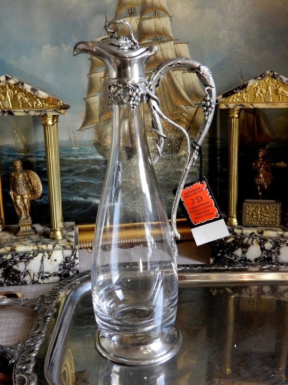 prezent na 10 rocznicę ślubu karafka okuta cyną