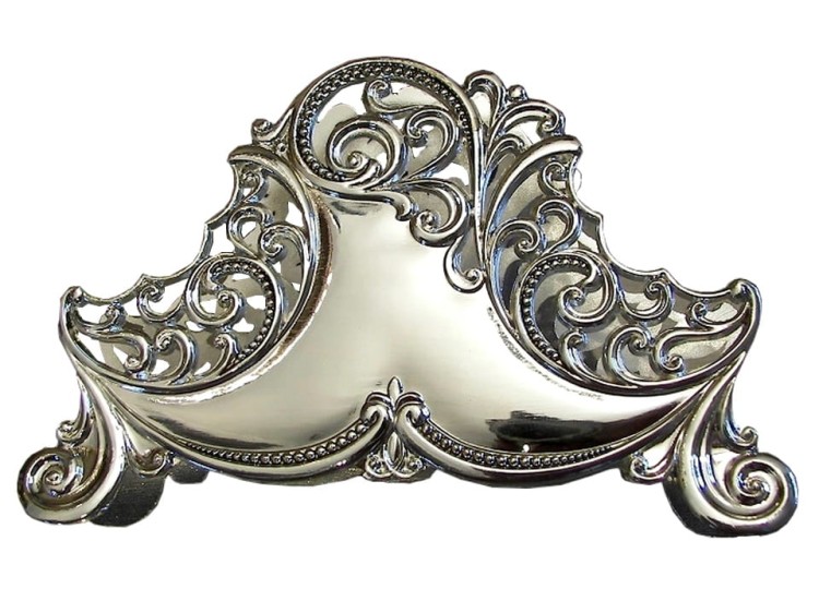 serwetnik posrebrzany ażurowy