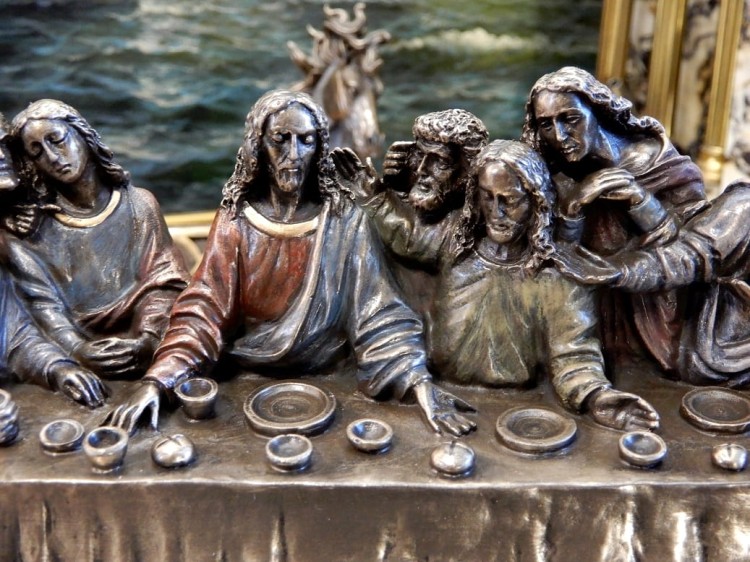 statnia wieczerza Leonardo da Vinci  rzeżba na prezent