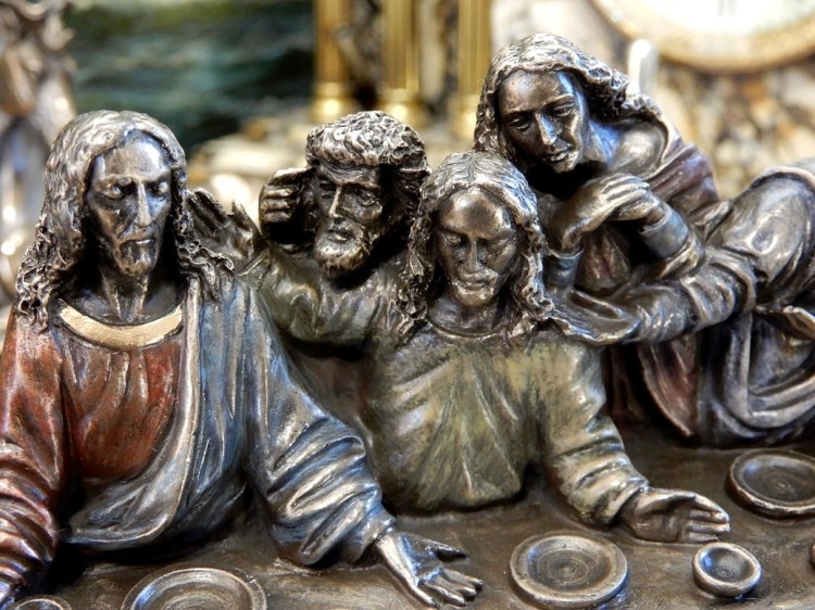 figurka ostatnia wieczerza Leonardo da Vinci  (14).JPG