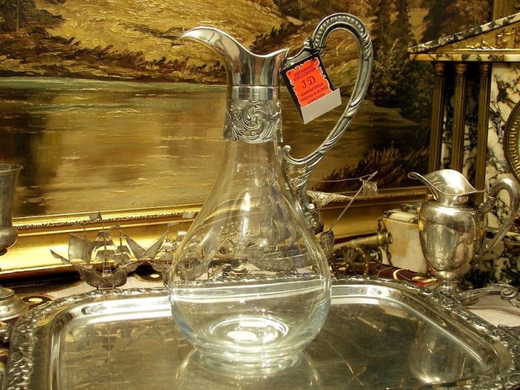 luksusowa karfka na wino okuta cyną