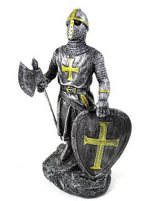figurka rycerz a zakonnego na prezent