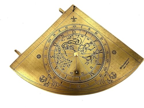 Kwadrant Hemisferium z podziałkami astronomicznymi, prezent dla żeglarza, astronoma i kolekcjonera