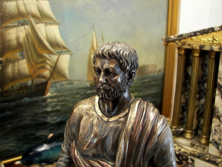 antyczna figurka Pitagorasa