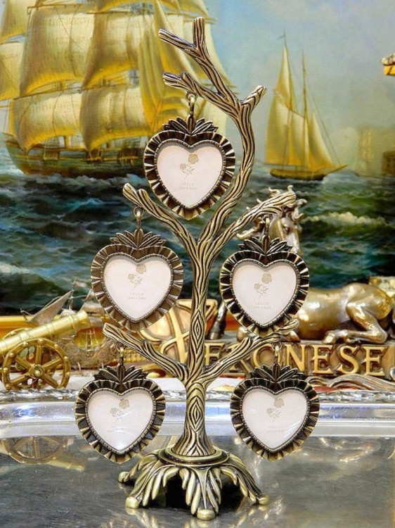 złote drzewko genealogiczne na prezent