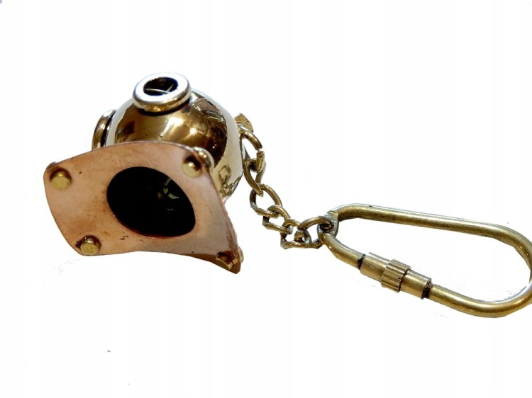 breloczek mosiężny prezent dla nurka