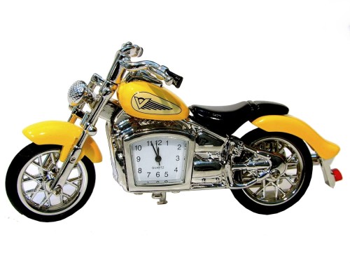 model motocykla z zegarkiem na prezent