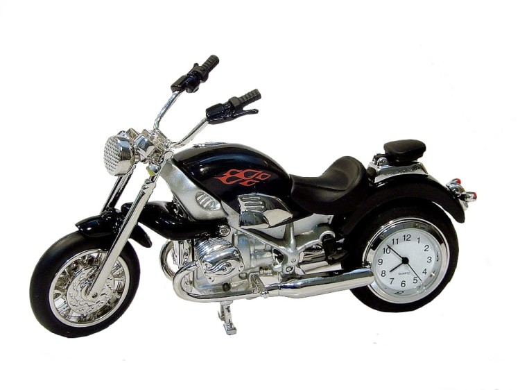 prezent na urodziny, imieniny model motocykla z zegarkiem