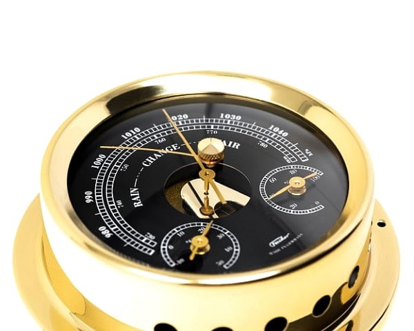 mosiężna stacja pogody na prezent urodzinowy