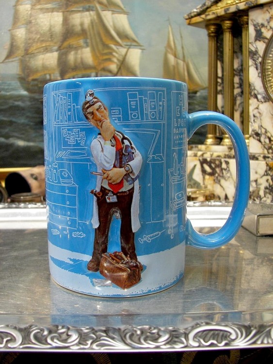 prezent dla lekarza kubek porcelanowy