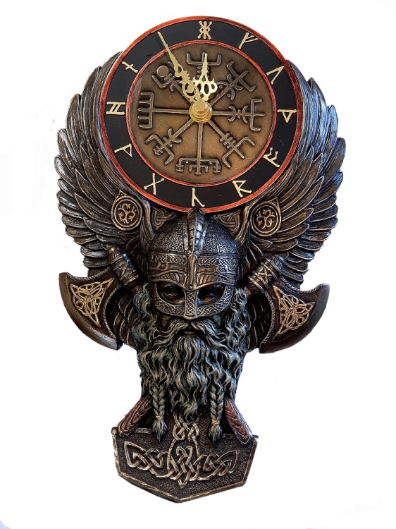 Niezwykły zegar ścienny Vikingowie