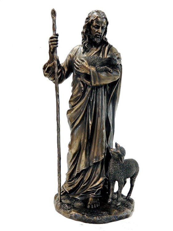 Jezus Chrystus z owieczkami figurka z firmy veronese (7).JPG