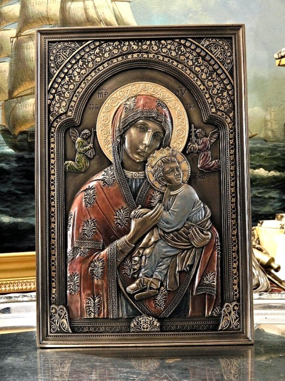 Maryja z dzieciątkiem ikona firmy veronese