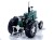 piękny model traktora z zegarkiem