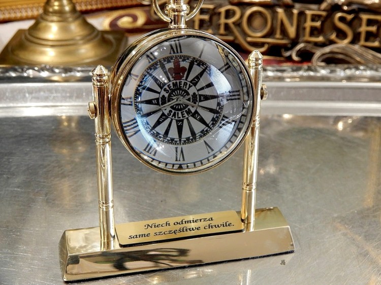 zegar z grawerem dla żeglarza