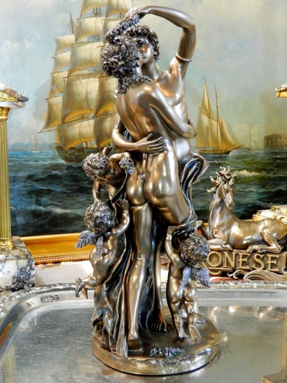 Figurka Zefir i Flora Veronese, mitologiczna para z amorkami na prezent dla zakochanych i nowożeńców