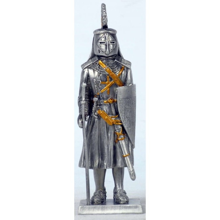 figurka cynowy krzyżak prezent dla historyka.jpg