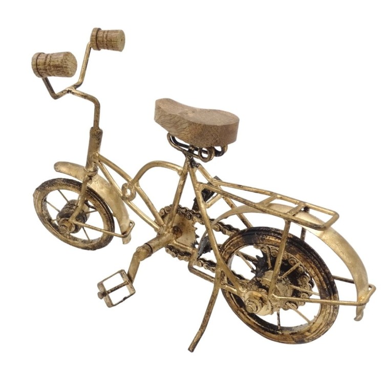 stary metalowy model roweru na prezent