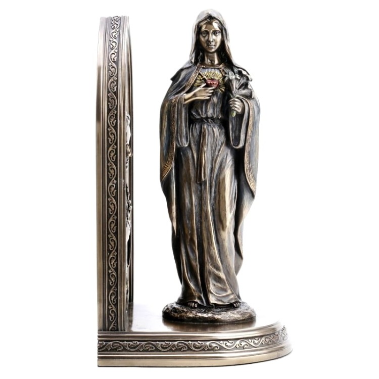Figura niepokalane serce Maryi ogranicznik na półkę
