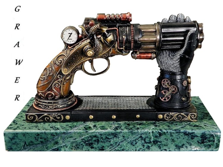 WU76919YA rewolwer steampunk