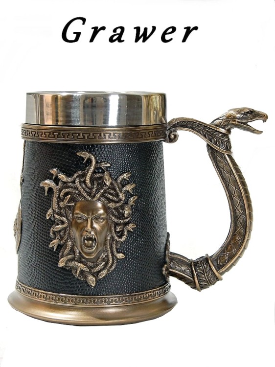 Kufel z Meduzą mitologia
