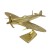 aluminiowy model Spitfire na biurko