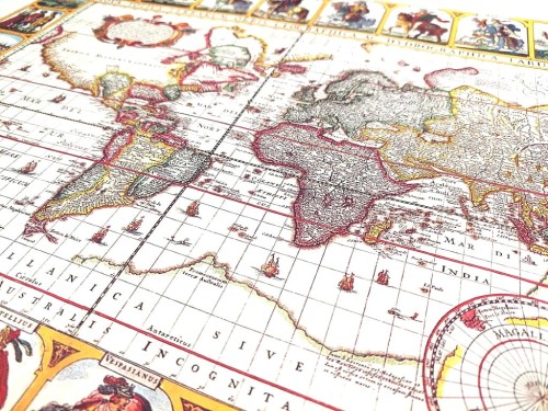 stara mapa prezent dla geografa