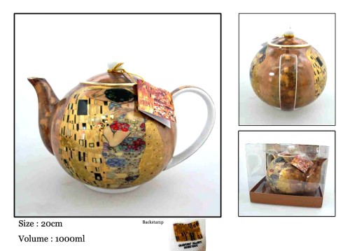 prezent dla babci dzbanek porcelanowy Pocałunek