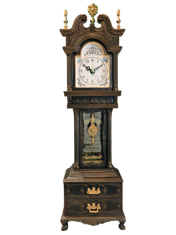 zegar wiktoriański z pozytywką