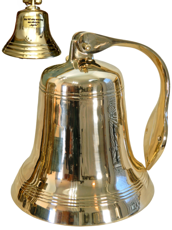 wielki dzwon mosiężny