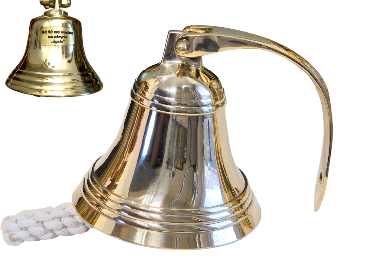 dzwon okrętowy mosiężny