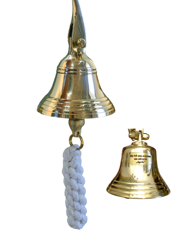 dzwonek mosiężny na ścianę