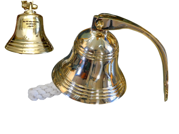 dzwon dekoracyjny mosiężny