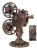 Kamera figurka w stylu steampunk na prezent