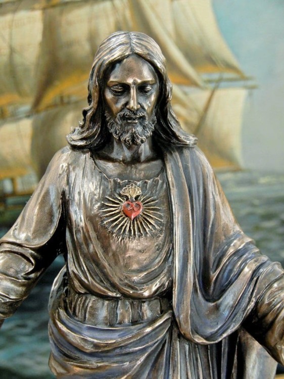 Jezus dobrotliwy z otwartym sercem