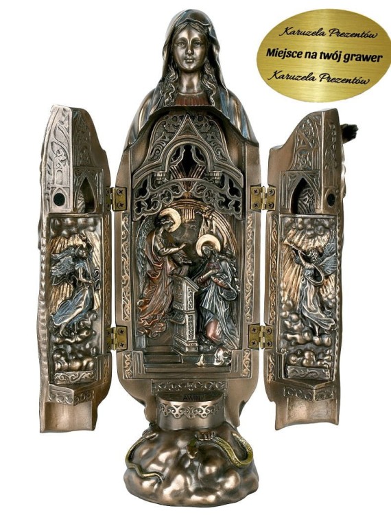 Tryptyk zwiastowanie Figurka Maryja