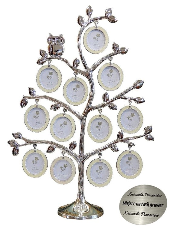 drzewko szczęścia z sową na urodziny