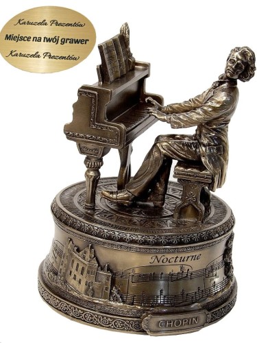 Fryderyk Chopin przy fortepianie pozytywka