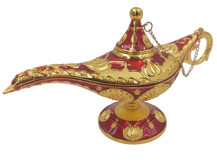 Lampa z dżinem jak baśni