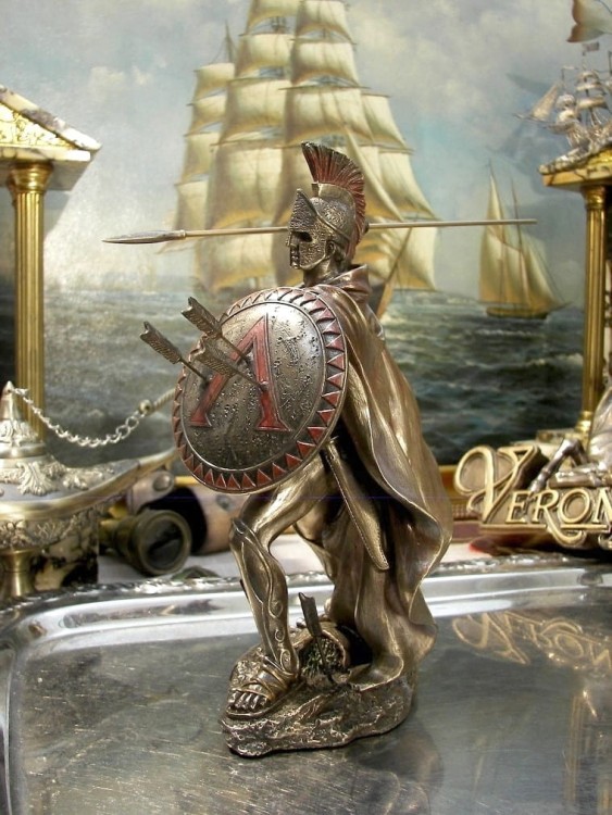 bohaterski wojownik Leonidas