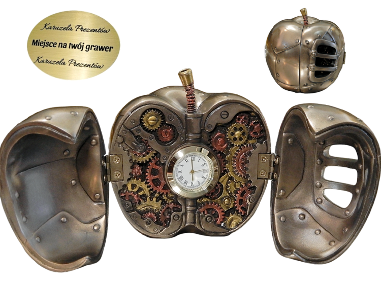 Zegarek w jabłku steampunk