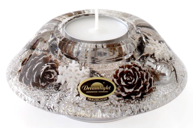 świecznik zimowy na prezent