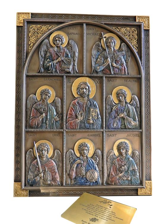 Ikona Chrystus i 7 archaniołów