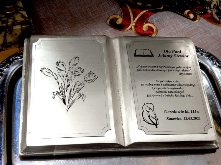 podziękowanie dla nauczycielki