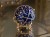Szkatułka jajko w stylu Fabergé z granatowym wykończeniem, ozdobny schowek na pierścionek i pamiątki