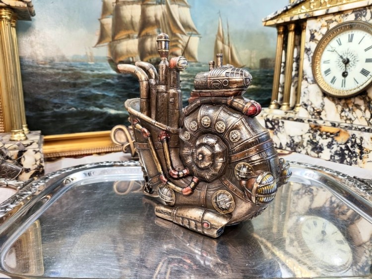 okręt podwodny steampunk ślimak