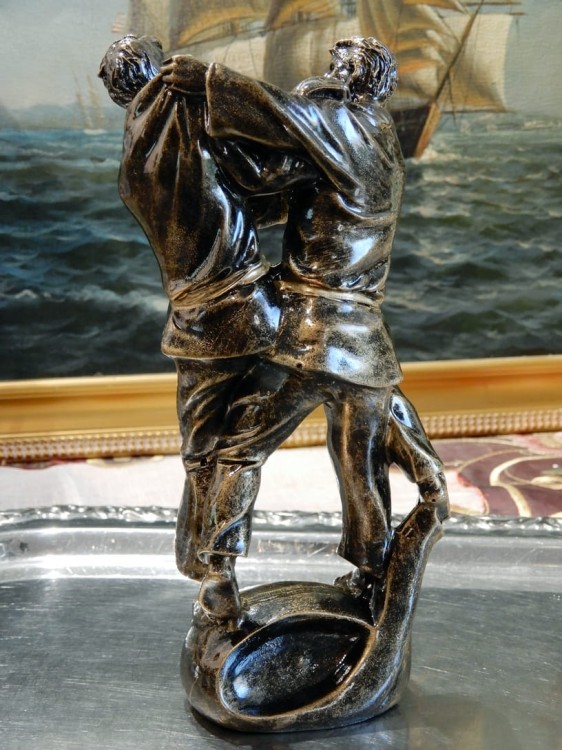 Judo walka statuetka