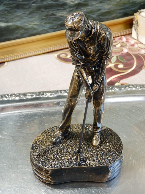 golfista figurka trofeum