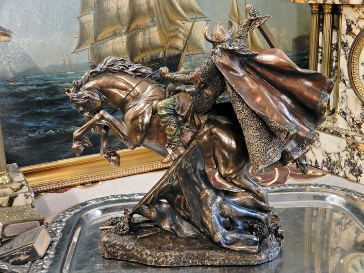 Wiking na koniu figurka Veronese (3).JPG